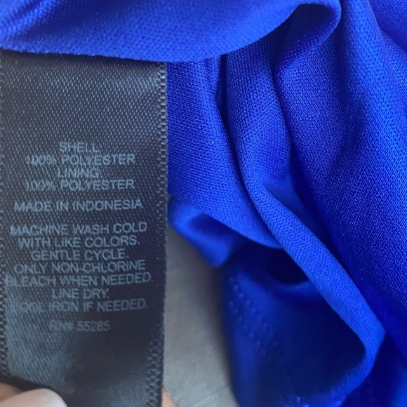 Express Cobalt Blue Shorts Romper. Gently used. - Picture 5 of 5